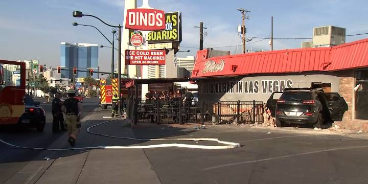 Police: Driver crashed into Dino’s Lounge at 60 mph, refused sobriety tests