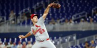 Alcántara works 7 sharp innings, Acosta homers for 1st career hit, Marlins beat Cardinals