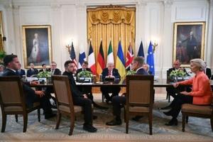 Ukraine allies meet with hopes of peace talks breakthrough