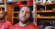 Alec Burleson describes his approach and celebration on walk