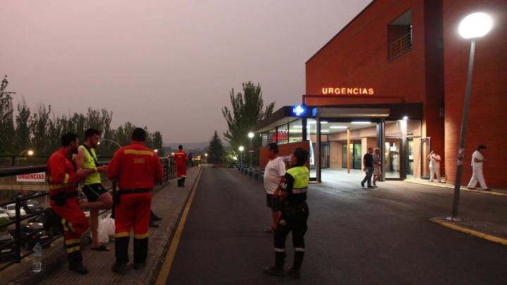 Los cinco heridos en los incendios de Zamora y León ingresados en el Río Hortega de Valladolid, en estado grave y crítico