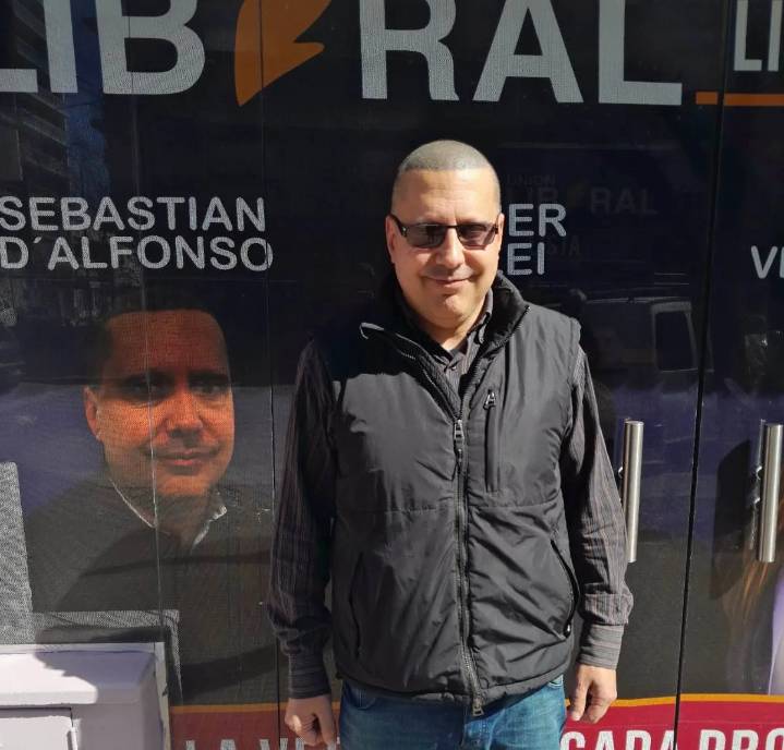 Unión Liberal: el candidato a senador D´Alfonso estuvo en Junín