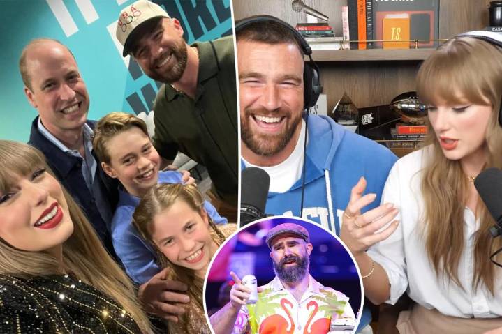 Taylor Swift recalls Jason Kelce panicking over his beer when meeting the royal family: 'I knew you were serious'