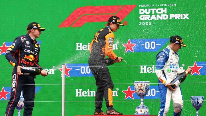 Piastri wins Dutch GP, Norris’ engine fails in F1 title shift