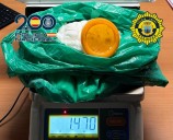 Detenido en un control rutinario en Benidorm por llevar consigo un kilo y medio de cocaína