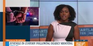 Juvenile in custody following deadly shooting