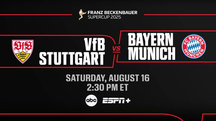 The 2025-26 German football season on ABC and ESPN platforms begins Saturday in Stuttgart