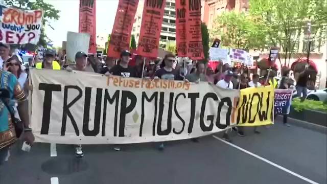 Demonstrators protest Trump-backed redistricting plans at over 200 events across the country 