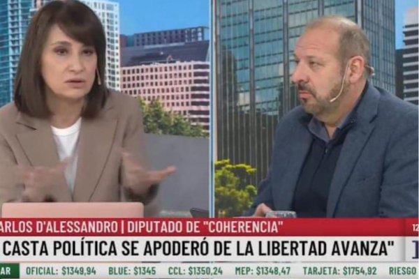 El libertario D’Alessandro mandó al frente a Lule Menem y aseguró que «LLA dejó de luchar contra la corrupción»