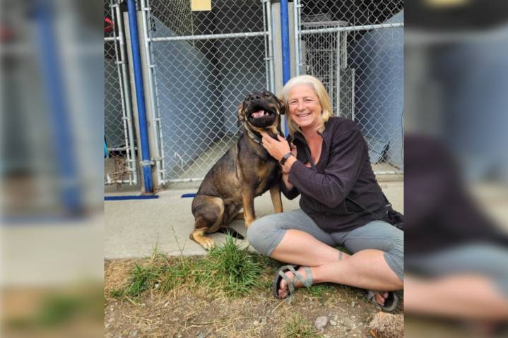 Vancouver Island woman saves dog chained to tree as wildfire rages nearby