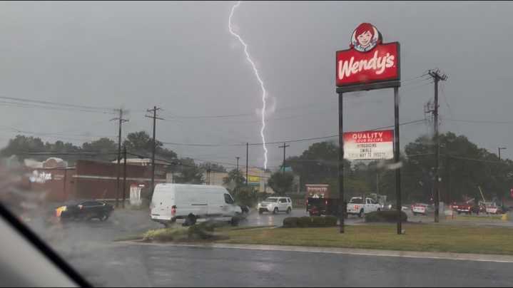 Storm damage reports for Charlotte area on Aug. 1, 2025