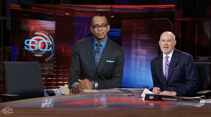 Rich Eisen Pays Tribute to Stuart Scott in Return to SportsCenter