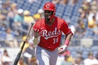 Miguel Andujar, acquired to crush left-handed pitching, delivering big for Reds