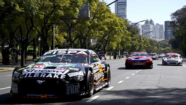 TC: Copan las calles antes de ir al autódromo