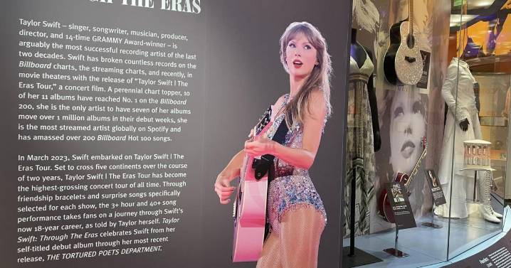 Taylor Swift's stuff to stay at Grammy Museum Mississippi through the end of August