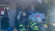 Newtown restaurant closed after car crashes into it