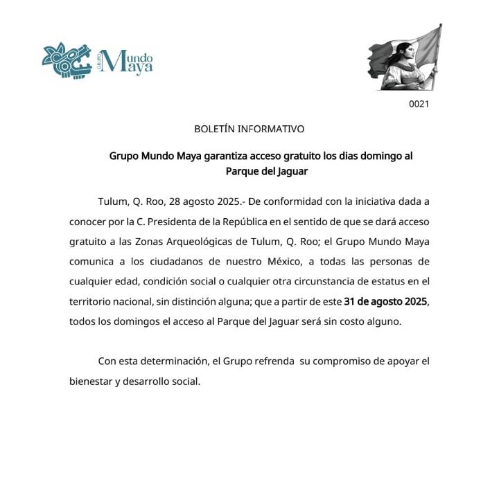 Protestas por altos costos en el Parque del Jaguar coinciden con anuncio de acceso gratuito los domingos