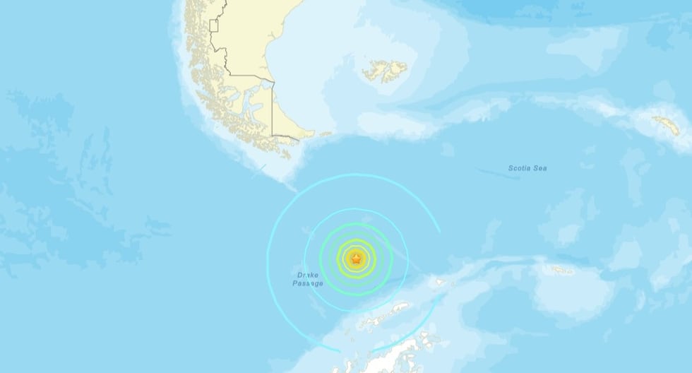 Pasaje de Drake: Terremoto de magnitud 7,6 en la Antártida de Chile genera amenaza de tsunami | Base Frei | USGS | Cabo de Hornos | Gabriel Boric | Sismo | Temblor 