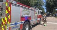 Explosion leaves sanitation worker with severe burns