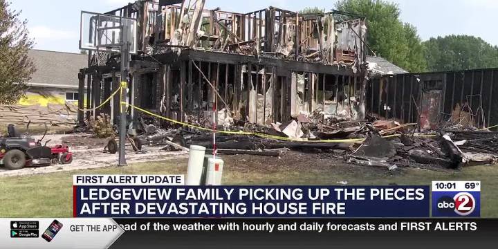 Ledgeview family of 7 picking up the pieces after devastating house fire
