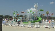 Families beating the heat at local pools and splash pads