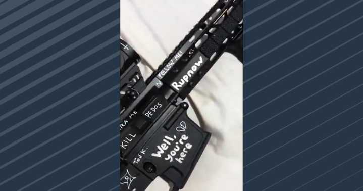 Minneapolis school shooter wrote name of ALCS shooter on gun seen in video