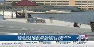 Back Bay Mission advocating against efforts to remove beach shade structure amid homeless concerns