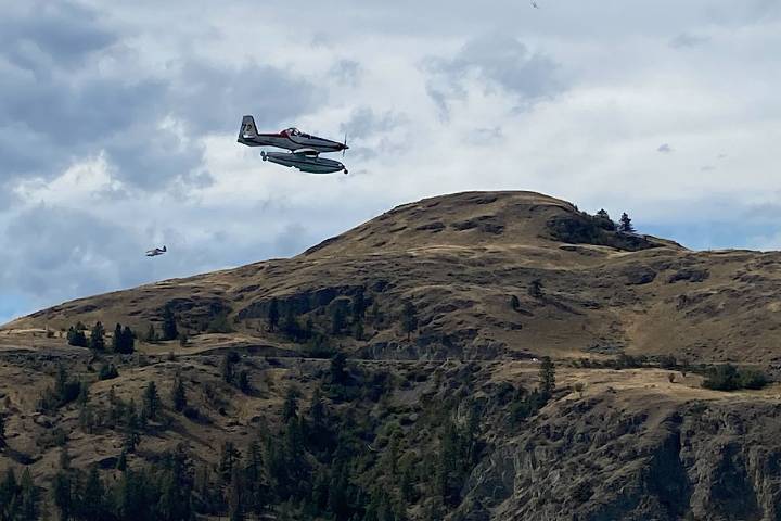 Properties evacuating due to wildfire near Vernon