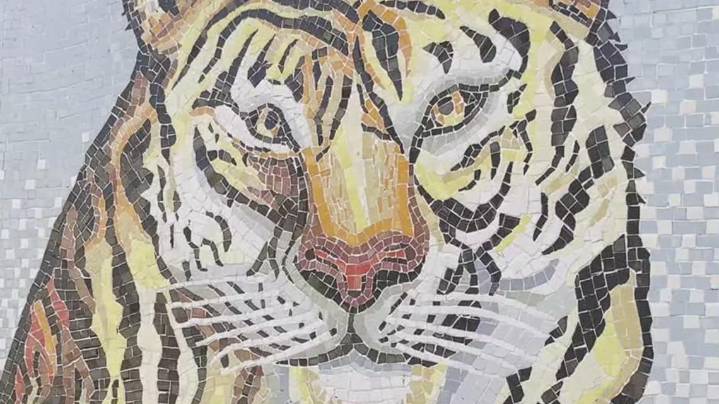 Carroll High School's iconic mural finds permanent home