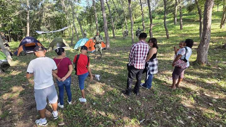 Paseo Dominical en el 51 Batallón: familias conocen labores del Ejército Mexicano en Pueblo Viejo