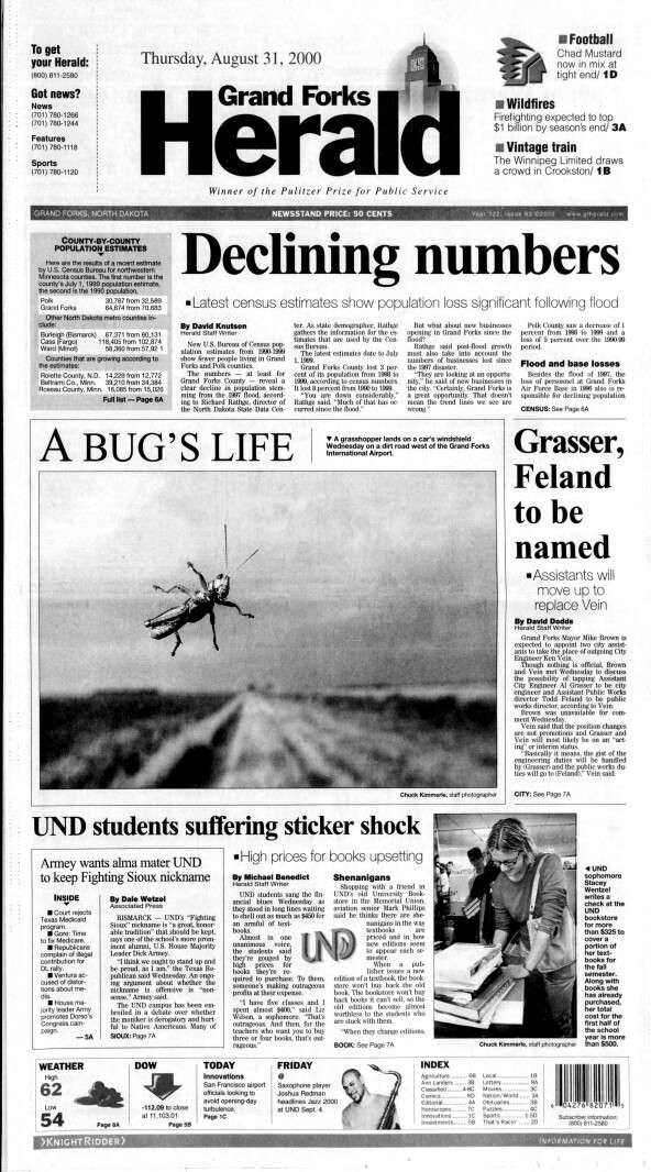 Today in History: August 31, 2000 - Historic train draws spectators to tracks near Crookston, Minnesota