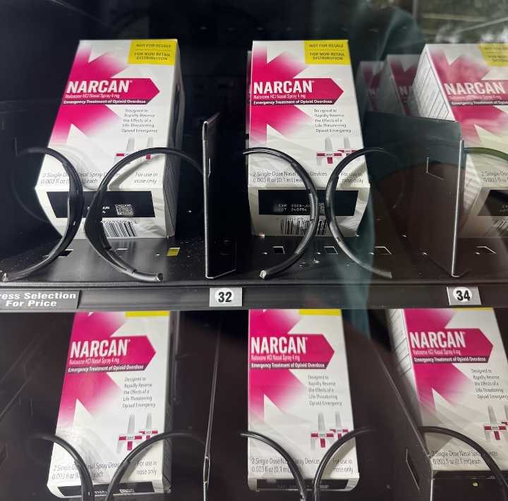 Naloxone vending machine installed at UM Health