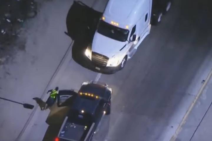 2 Men Accused of Carjacking Big Rig and 2 Other Vehicles on Live TV