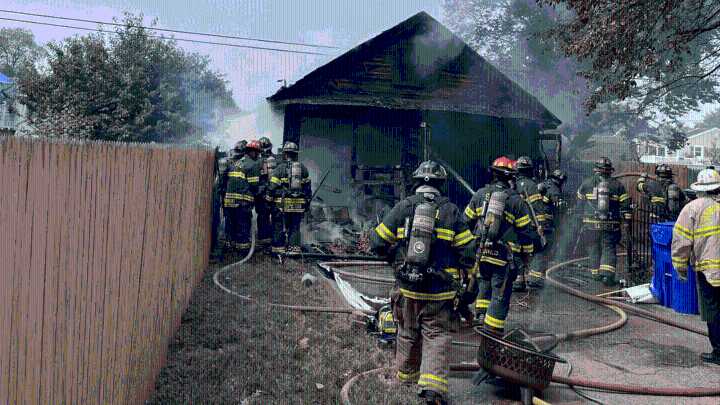 Garage fire on Abbe Ave in Springfield put out