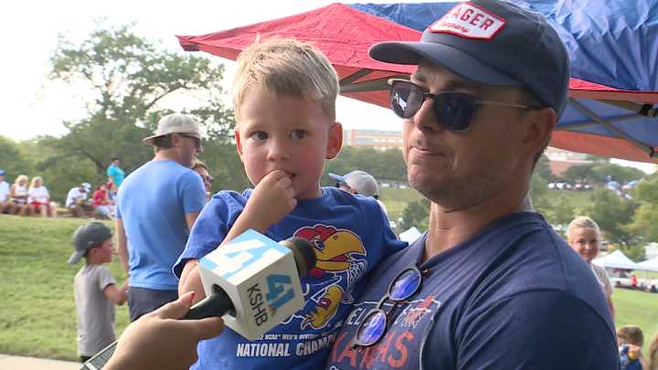 Kansas Jayhawks kick off football season inside newly renovated $450M David Booth Kansas Memorial Stadium