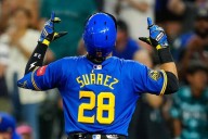 Eugenio Suárez conecta el jonrón 42 del año y alcanza su marca personal de empujadas aún con un mes por jugar