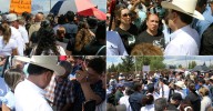 Gobernador atiende a manifestantes de Cananea con diferentes temas