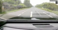 Horrific dashcam footage shows jailed van driver hitting biker before driving off