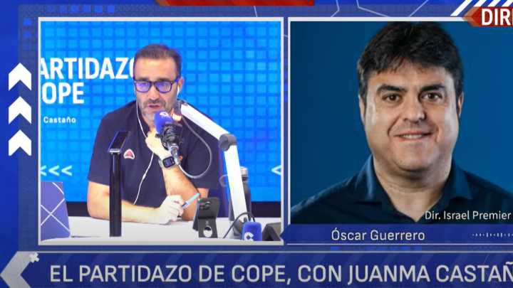Óscar Guerrero, en El Partidazo de COPE: "Les puedo entender, pero no es agredir al corredor "