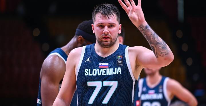Luka Dončić says he likely won’t play entire game in Slovenia’s first warm