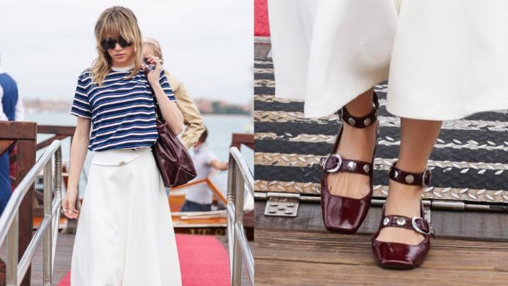 Suki Waterhouse Wears Mary Janes at the Venice Film Festival 2025