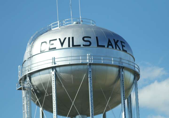 Man injured in motorcycle crash near Devils Lake