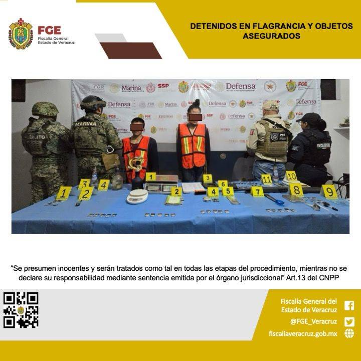 Detienen a cuatro y aseguran droga, armas y objetos ilícitos en Ciudad Mendoza