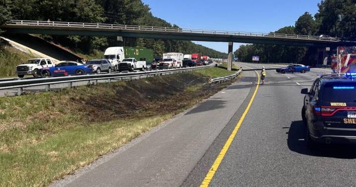 UPDATE: All lanes open after commercial vehicle crash on I