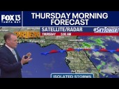 Tampa weather | Thursday morning forecast