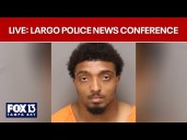 Live: Largo police discuss arrest of Adarius Hayes