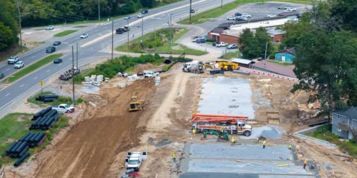 Developers begin foundation work for Shoppes at District 31 in Alabaster