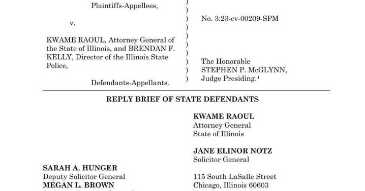 State defends gun ban district court ruled unconstitutional
