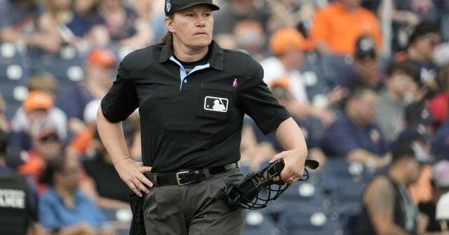 Jen Pawol breaks MLB's gender barrier as the first female umpire to work a regular
