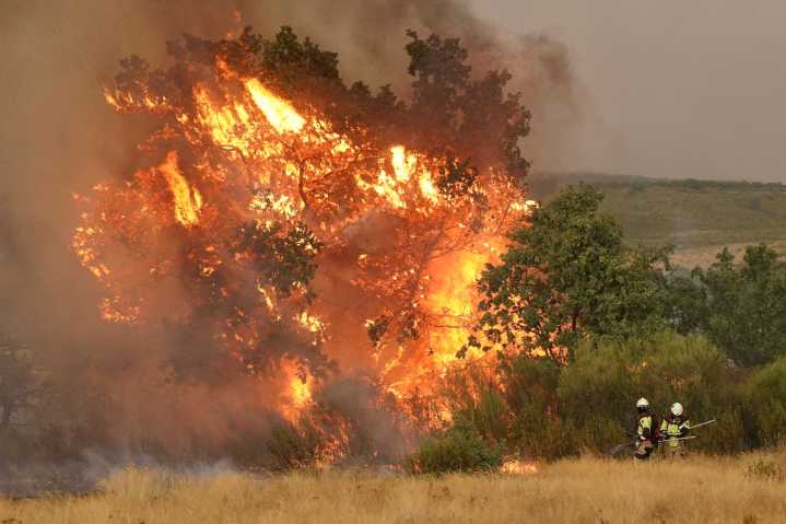 El fuego no da tregua en España, un muerto, varios heridos y miles de hectáreas dañadas por incendios forestales